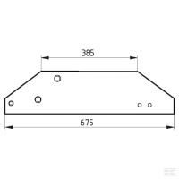 Płoza długa prawa 5040063601 Sklep rolniczy Poltecharts.pl