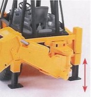 Zabawka Koparko-ładowarka JCB 4CX BRUDER 02428 Sklep rolniczy Poltecharts.pl