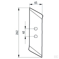 Dłuto prawe Molbro 5040053090 Sklep rolniczy Poltecharts.pl