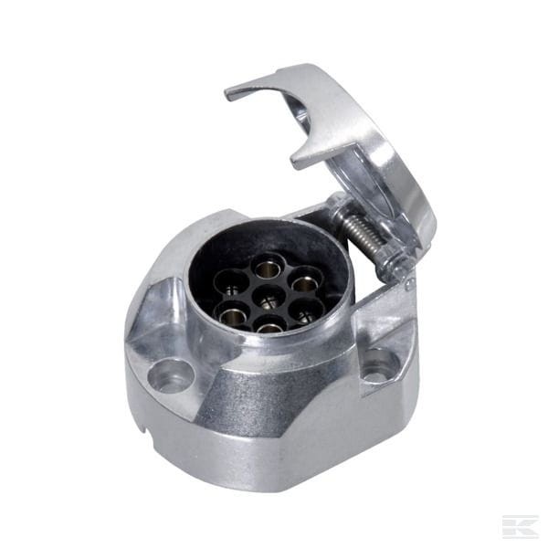 Gniazdo 7-biegunowe metalowe LA403026