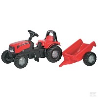 Rolly Toys rolyKid traktor na pedały Case z przyczepką 01241 Sklep rolniczy Poltecharts.pl