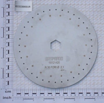 Tarcza wysiewająca 36 otw. 2,1 mm GASPARDO G10121420R