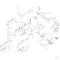 Prawe ramię zagarniacza Maschio Gaspardo G16620690R Sklep rolniczy Poltecharts.pl