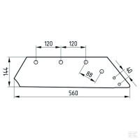Lemiesz 16", prawy  Sklep rolniczy Poltecharts.pl