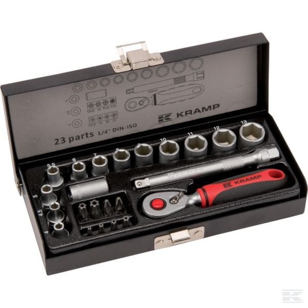 Zestaw kluczy nasadowych Mini 1/4” 23 ele. Sklep rolniczy Poltecharts.pl