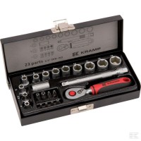 Zestaw kluczy nasadowych Mini 1/4” 23 ele. Sklep rolniczy Poltecharts.pl