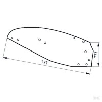 Pierś odkładni prawa  5040063283 Sklep rolniczy Poltecharts.pl