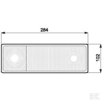 Lampa tylna, 03 WE549L lewa 12 V lub 24 V  Sklep rolniczy Poltecharts.pl