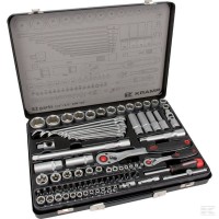 Zestaw kluczy nasadowych 1/4” + 1/2 82 ele. Sklep rolniczy Poltecharts.pl