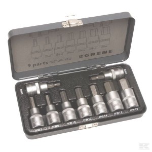 Zestaw kluczy imbusowych 1/2” 9 ele.